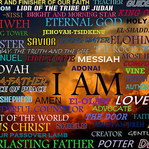 Collage of the Names of God